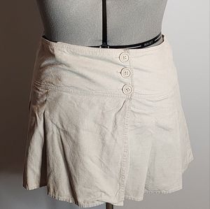 Tan Old Navy button front skirt